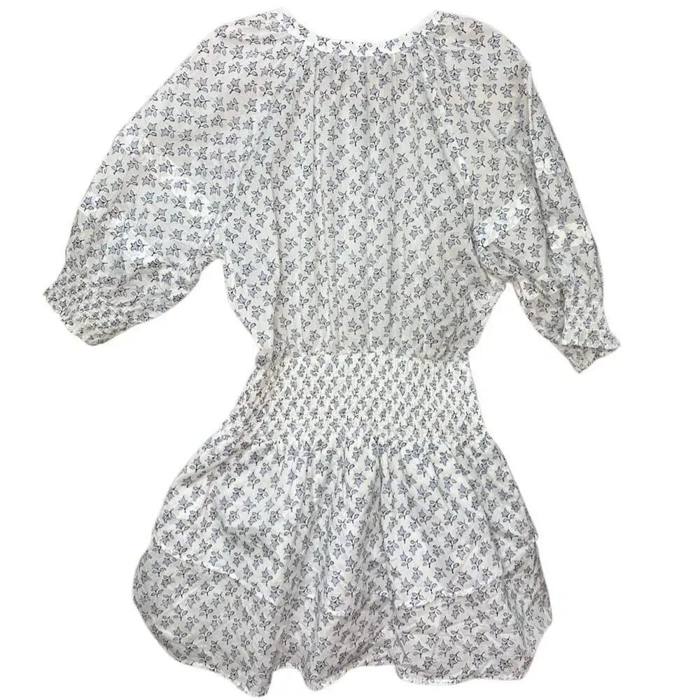 Rails Milana Mini Dress Size Large Summer Vacation Bohemian Feminine Floral - Picture 4 of 13